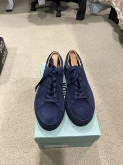 Koio Men’s Suede Navy Blue Sneakers Size US 8/EU 41
