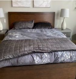 Crate & Barrel King-Size Bed