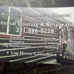 Log Home Restoration, Replacement Logs, Chinking, Staining 