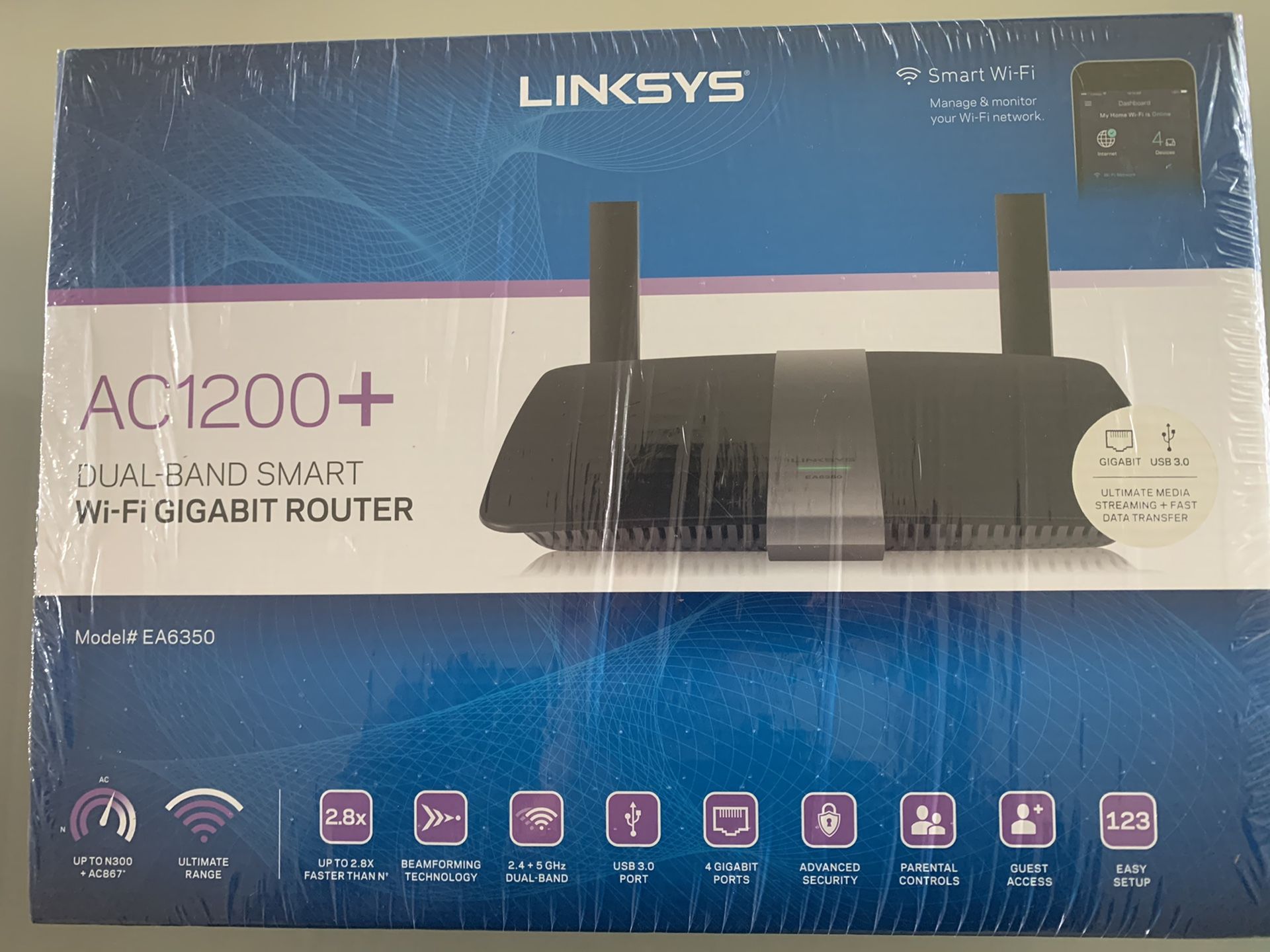 Linksys AC1200+ Fast WiFi Router