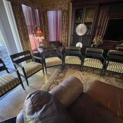 Six (6) David Edward Aussie Contemporary Reception Lounge Arm Chairs