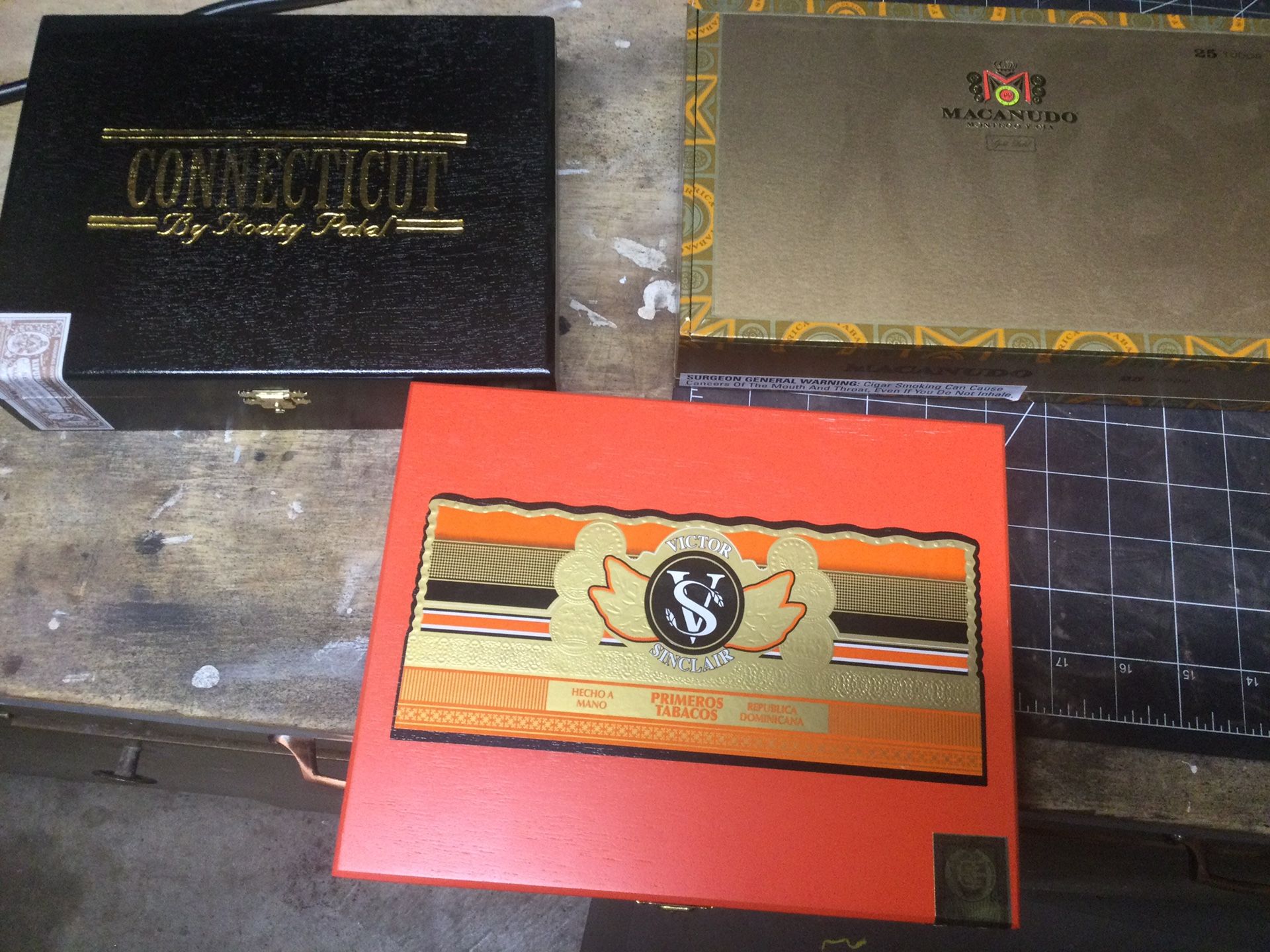 Empty Cigar boxes