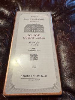 5 kilo Geiger Copper bar(Sealed)
