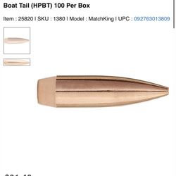 Sierra Match .22 Cal Bullets