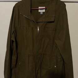 Old Navy khaki green utility jacket Size XXL