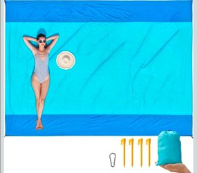 Isopho Beach Blanket Sand Proof 106 x 83 In.