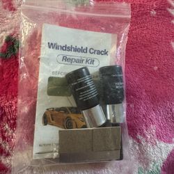 Windshield crack repair kit