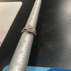 14k Rose Gold 1.71 CTW Double Halo