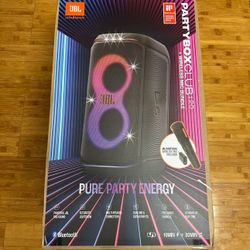 JBL PartyBox Club 120 Party Box Portable Party Speaker w/wireless mic NEW