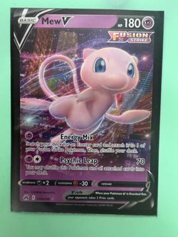 Mew V Pokémon Card Fusion Strike 060/159