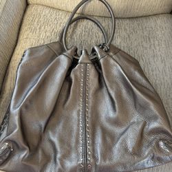 Oversized Michael Kors Bag.  Silver 