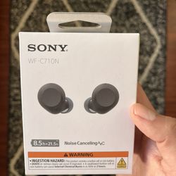 Brand New Black Sony WF-C710N Wireless Noise Canceling Earbuds