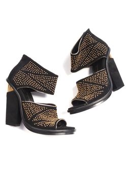 Dolce Vita black studded wedges sz 7