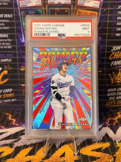 Shohei Ohtani 2025 Topps Chrome Power Players #PP-25 PSA 9