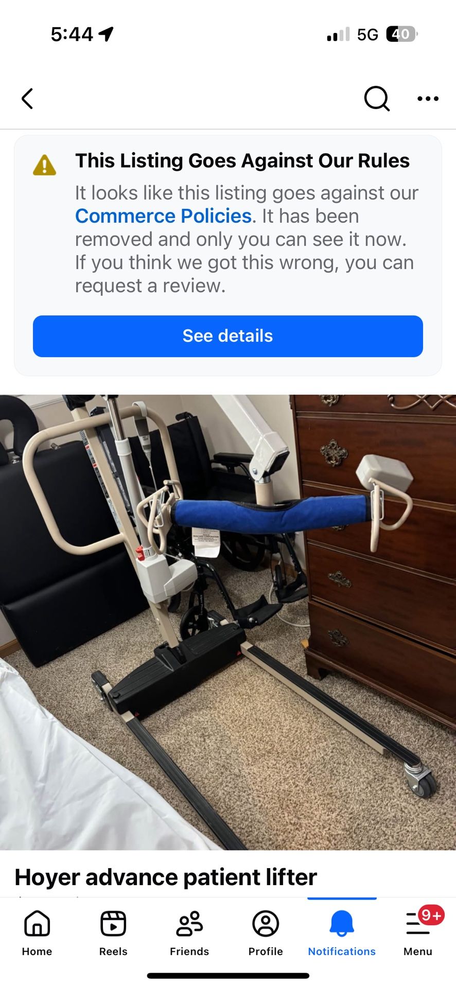 Hoyer Advance Patient Lifter 