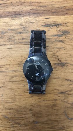 Beverly Hills Polo Club Men's All-Black Quartz Dress Watch - Used