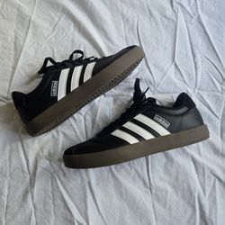 Adidas VL Court Grey Black Gum Size 10 Men's Sneakers Shoes