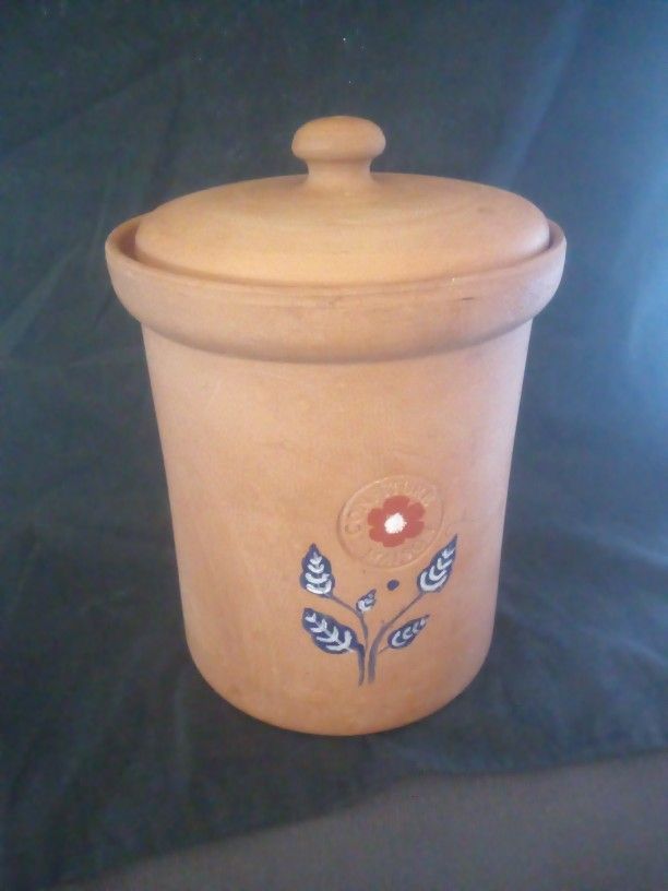 Vintage Clay Cookie Jar