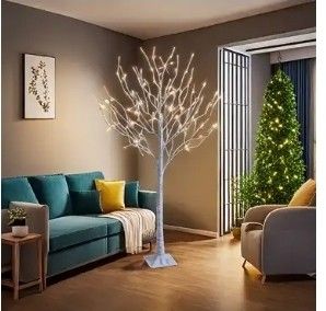 Pre-Lit Winter  Tree