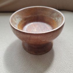 1970's Handmade Wood Bowl