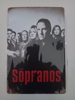 The Sopranos TV Series Metal Poster Vintage Style Tin Sign 7.87"×11.8"