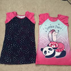 Girls Size 10/12 Fleece Nightgown Pajamas