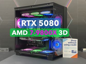 🦊 FOX 82 🦊 PAYMENT OPTION | FOX CUSTOM GAMING PC | AI PC |RIG |AMD RYZEN 7-9800X3D | NVIDIA RTX 5080 GPU | 32 GB DDR5 RAM  | 2 TB NVME SSD | WIN 11.