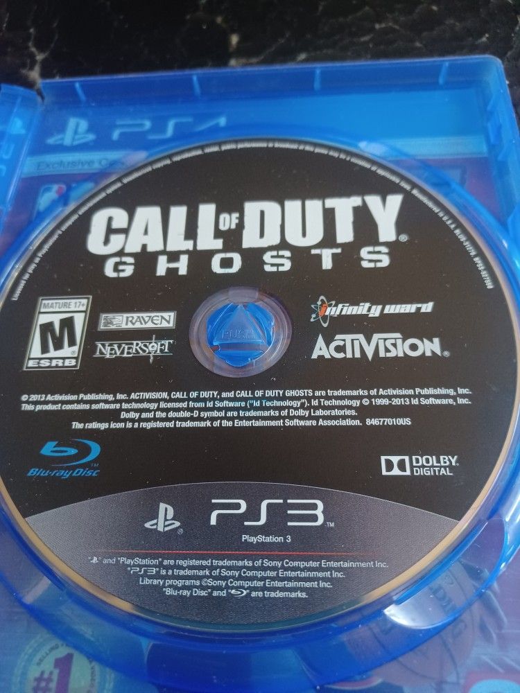 CALL OF DUTY GHOSTS PS3 GAME $15 FINAL PRICE SAME DAY SHIPPING
