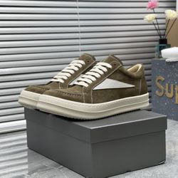 Rick Owens Men’s Sneaker With Box New 