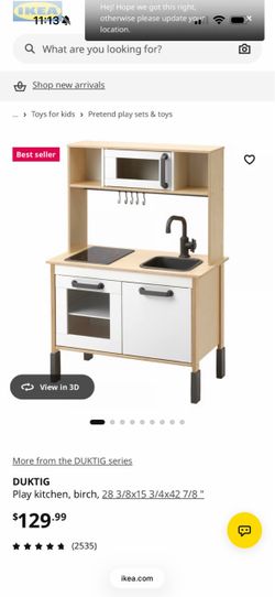 DUKTIG Play kitchen,