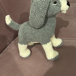 handmade crochet dog