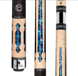 Lucasi hybrid custom cue uni-loc great condition