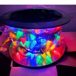 3 Sets of 200 count  C6 Faceted Multi Color LED Lights