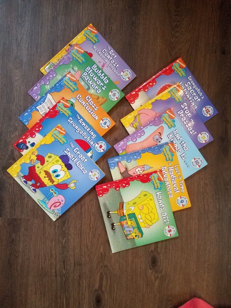 10 Sponge Bob Books