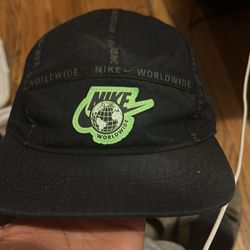 🟢 Nike Worldwide Classic Hat | Lime Green Logo