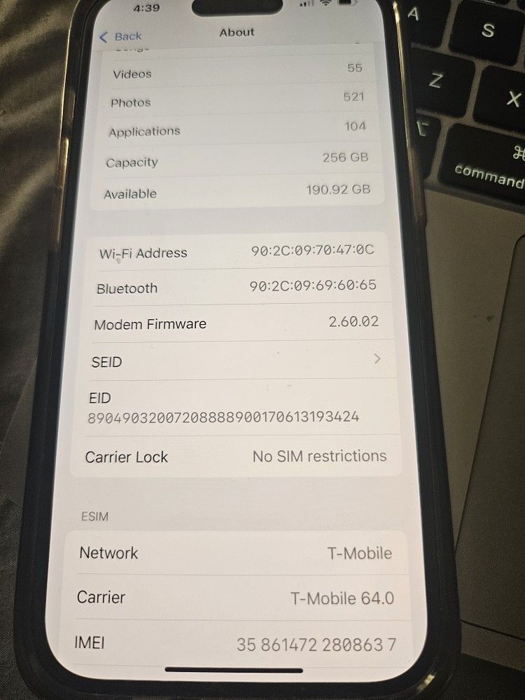 Like New Iphone 15 256gb Unlocked