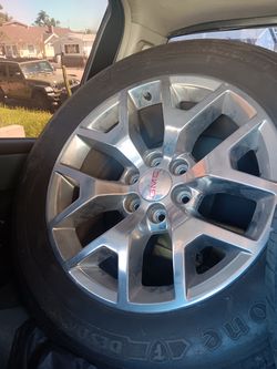Gmc original aluminum wheels 255,75,20