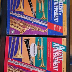 Clarinet Instrution Music Books - Accent On Achievement 