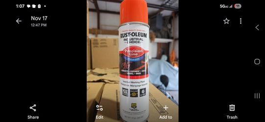 Rust Oleum 17 Ounce 12 In A Case