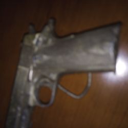 Vintage Fake Gun Belt Buckle 