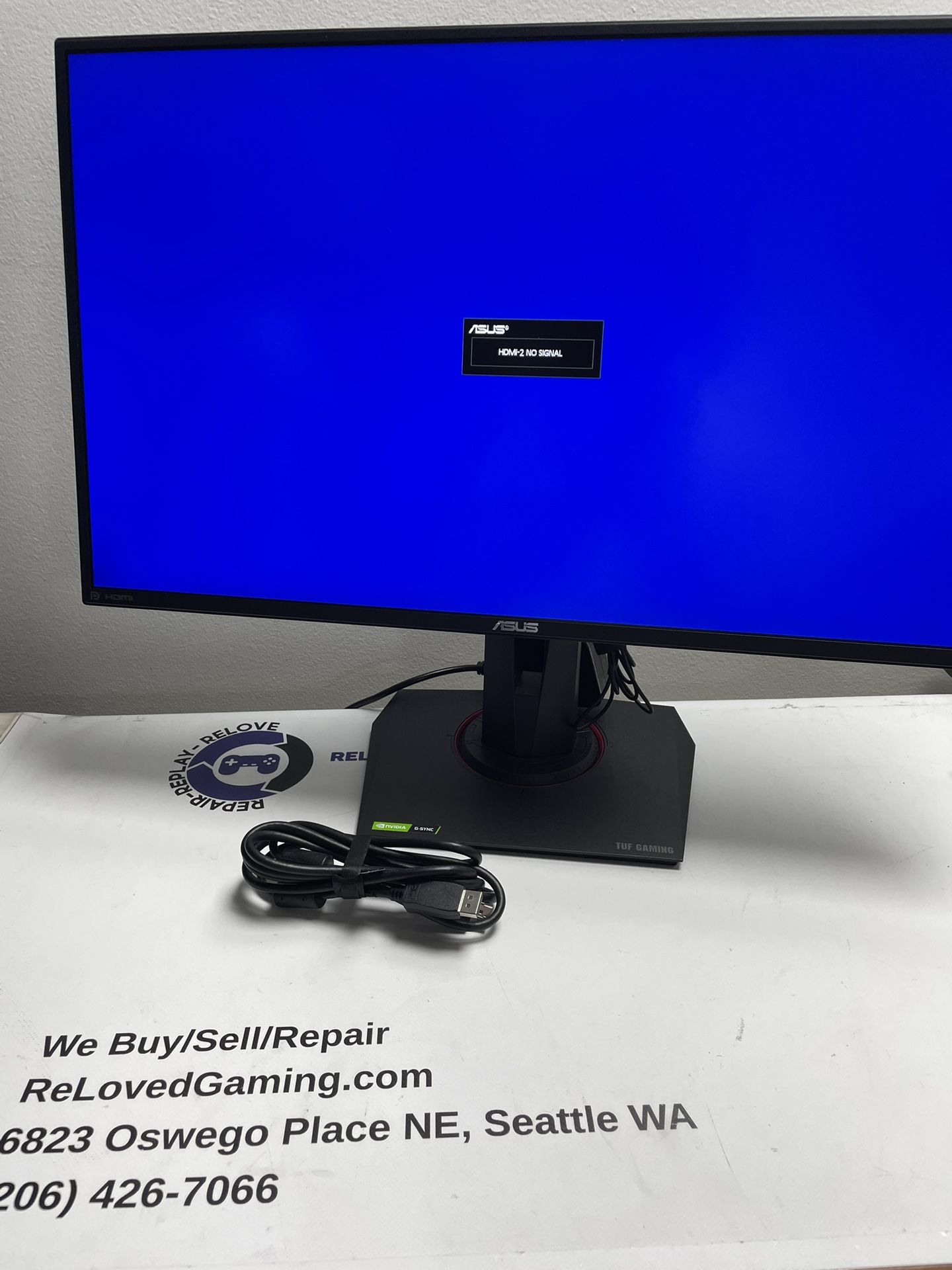 ASUS TUF Gaming Monitor With Stand - 27” VG279QM 280Hz - Tested No Issue - For Sale Or Trade