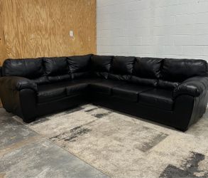 Black 2 Piece Sectional