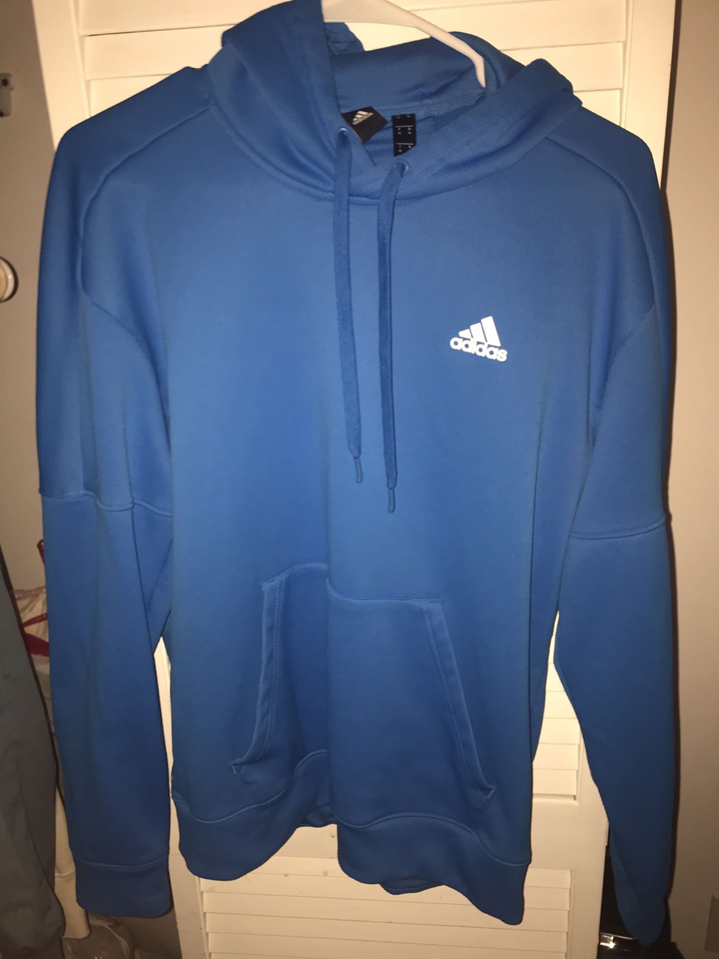 Adidas Men’s Blue Sports Hoodie