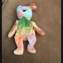 1996 Beanie Babies Ty Peace Bear
