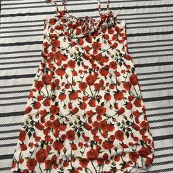 Rose print sundress