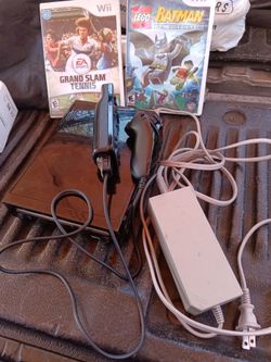 Xbox and Wii both in working condition and a wi pad