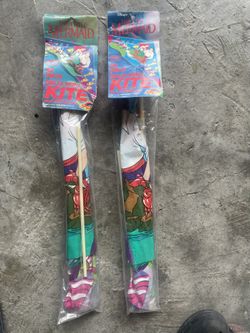 Set Of 2 New Disney The Little Mermaid 42" Delta Kite Spectra Star1991 Rare