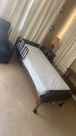 Hospital bed w/ mattress