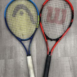 Wilson And Head Tennis Rackets $10