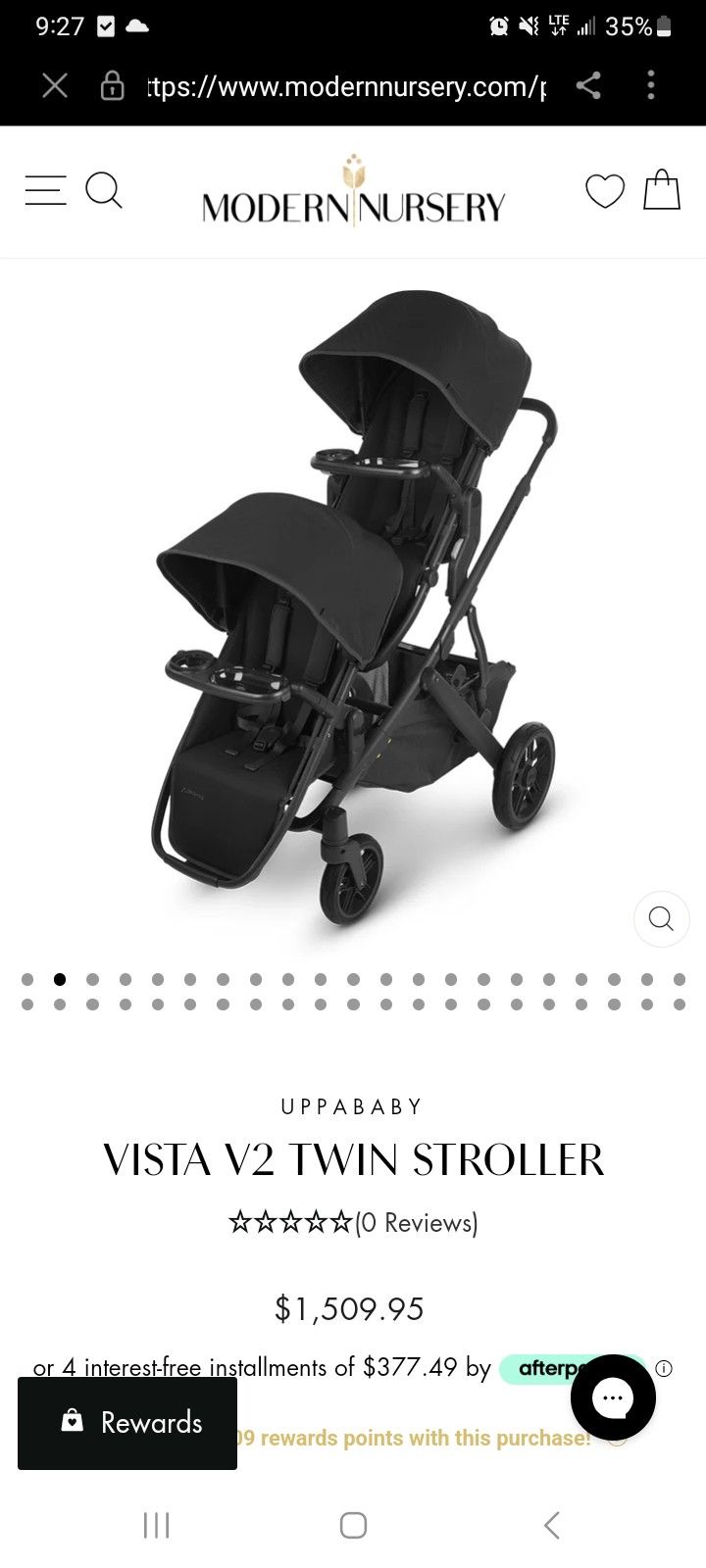 Vista Double Stroller